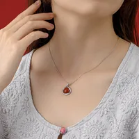 Flower Ethnic Style Necklace Wholesale main image 2