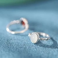 Luxurious Inlaid Jade Gem Women'S main image 1
