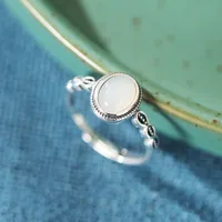 Luxurious Inlaid Jade Gem Women'S main image 4
