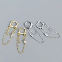 Geometric Fashion 925 Sterling Silver Gem Plating Earrings main image 5
