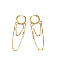 Geometric Fashion 925 Sterling Silver Gem Plating Earrings main image 1