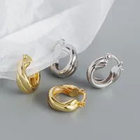 Géométrique Mode Pas D'Incrustation Placage Des Boucles D'Oreilles main image 3