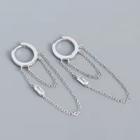Geometric Fashion 925 Sterling Silver Gem Plating Earrings sku image 3