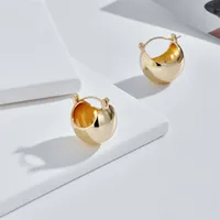 Heart Fashion Copper 14K Gold Plated No Inlaid Earrings main image 2