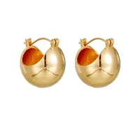 Heart Fashion Copper 14K Gold Plated No Inlaid Earrings main image 1