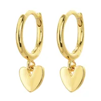 Heart Fashion Copper Zircon Inlaid Zircon Earrings main image 2