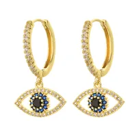 Heart Fashion Copper Zircon Inlaid Zircon Earrings main image 1