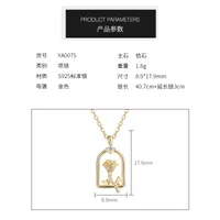 Flower Fashion 925 Sterling Silver Necklace Wholesale main image 4