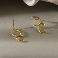 Geometric Fashion 925 Sterling Silver Plating Earrings Ear Studs sku image 1