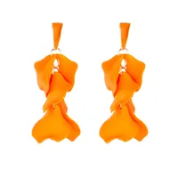 Elegant Flower Alloy Drop Earrings main image 2