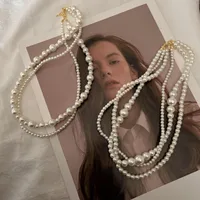 Geometric Elegant Artificial Pearl Necklace Wholesale main image 4