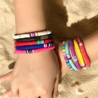 Geometric Classic Style Rope Soft Clay Bracelets Wholesale main image 1