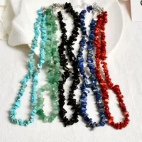 Beach Irregular Artificial Gemstones Alloy Women'S Necklace main image 4