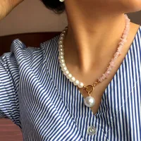 Geometric Pastoral Alloy Necklace Wholesale main image 1