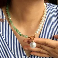 Geometric Pastoral Alloy Necklace Wholesale main image 3