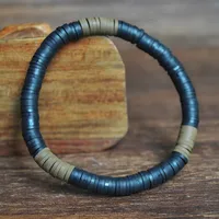 Geometric Classic Style Rope Soft Clay Bracelets Wholesale sku image 4