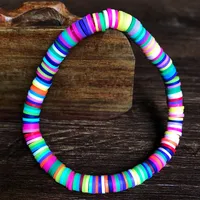 Geometric Classic Style Rope Soft Clay Bracelets Wholesale sku image 7