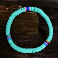 Geometric Classic Style Rope Soft Clay Bracelets Wholesale sku image 8