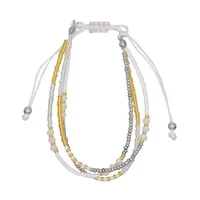 Bohemian Ethnic Style Hand Beaded Multi-layer Braided Rope Bracelet sku image 7