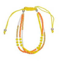 Bohemian Ethnic Style Hand Beaded Multi-layer Braided Rope Bracelet sku image 10
