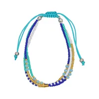 Bohemian Ethnic Style Hand Beaded Multi-layer Braided Rope Bracelet sku image 11