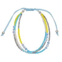 Bohemian Ethnic Style Hand Beaded Multi-layer Braided Rope Bracelet sku image 12
