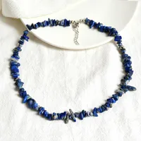 Beach Irregular Artificial Gemstones Alloy Women'S Necklace sku image 1