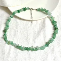 Beach Irregular Artificial Gemstones Alloy Women'S Necklace sku image 2
