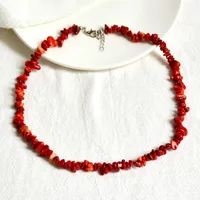 Beach Irregular Artificial Gemstones Alloy Women'S Necklace sku image 10