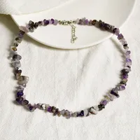 Beach Irregular Artificial Gemstones Alloy Women'S Necklace sku image 7
