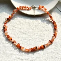 Beach Irregular Artificial Gemstones Alloy Women'S Necklace sku image 11