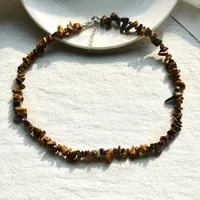 Beach Irregular Artificial Gemstones Alloy Women'S Necklace sku image 14