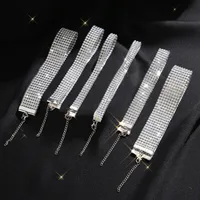 Collar De Clavícula Corta De Moda Collar De Diamantes Lleno De Múltiples Capas Al Por Mayor main image 2