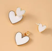 Heart Ethnic Style Alloy No Inlaid Earrings Ear Studs sku image 8
