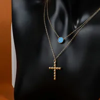 Géométrique Style Ethnique Acier Inoxydable Acier Au Titane Pendentif De Gros main image 3