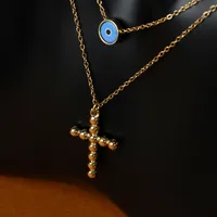 Geometric Ethnic Style Stainless Steel Titanium Steel Pendant Necklace Wholesale main image 1