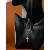 Geometric Ethnic Style Stainless Steel Titanium Steel Pendant Necklace Wholesale main image 4