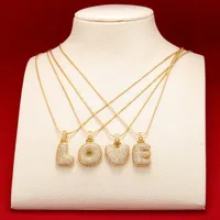 Letter Copper Plating Necklace main image 3