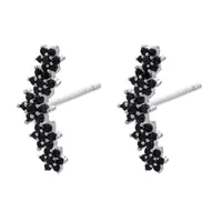 Flower Fashion Copper Artificial Gemstones Earrings Ear Studs main image 5