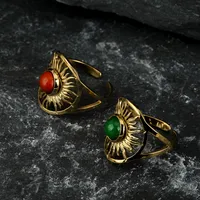 304 Stainless Steel Natural Stone Women'S main image 4