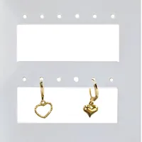 1 Pair Flower Ethnic Style Alloy Artificial Gemstones Plating Earrings sku image 2