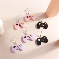 1 Pair Geometric Sweet Plastic Resin Drop Earrings main image 1