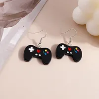 1 Pair Geometric Sweet Plastic Resin Drop Earrings main image 4