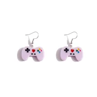1 Pair Geometric Sweet Plastic Resin Drop Earrings main image 5