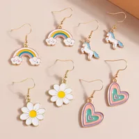 Style De Bande Dessinée Alliage Des Boucles D'Oreilles main image 1