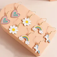 Cartoon Style Alloy Earrings main image 4
