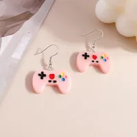 1 Pair Geometric Sweet Plastic Resin Drop Earrings sku image 4