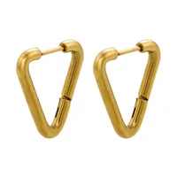 Fashion Geometric 304 Stainless Steel 18K Gold Plated Earrings sku image 28