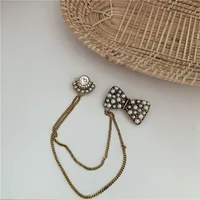 Printing Fashion Alloy Plating Artificial Gemstones Women'S Brooches sku image 6