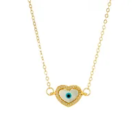 Geometric Fashion Zircon Brass Pendant Necklace Wholesale sku image 6